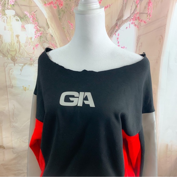 SOLD I AM GIA Sabrina Off Shoulder Sweatshirt - Picture 5 of 11